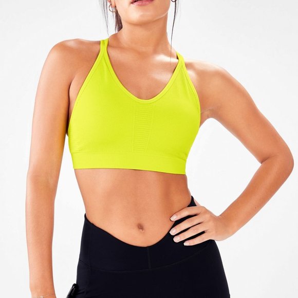 Fabletics Massy Arias Amethyst Seamless Bra - Picture 3 of 4